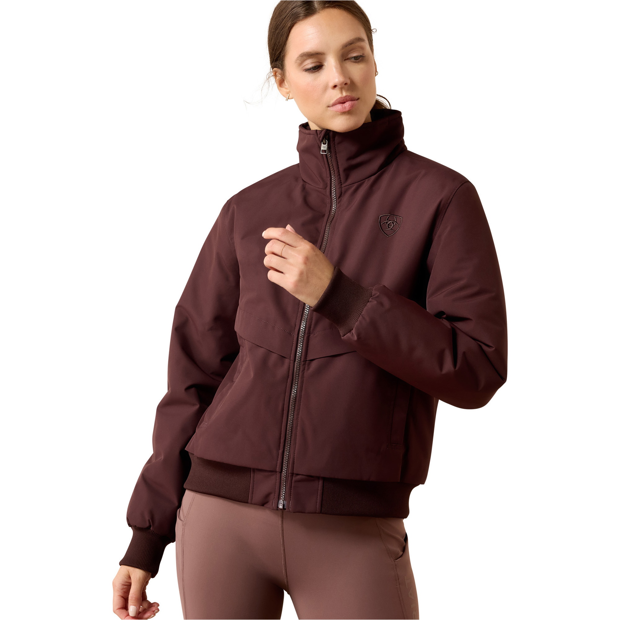 2026 Ariat Damen Stable 2.0 Isolierte Jacke 10079844 - Chocolate Plum